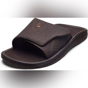 OLUKAI Nalu Slide Men's Versatile Slide Sandals, sz : 10